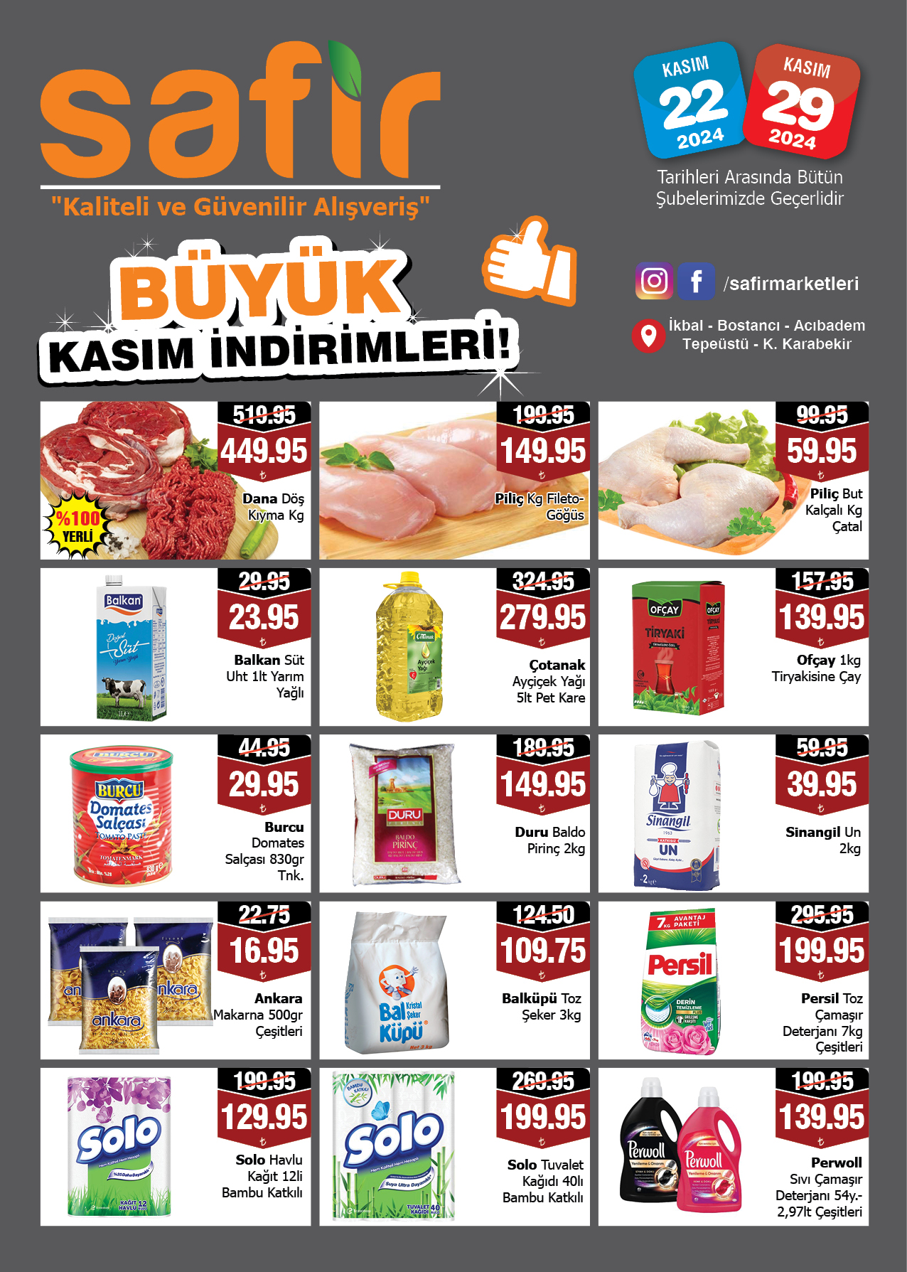 Kasım Fırsatları Broşürü