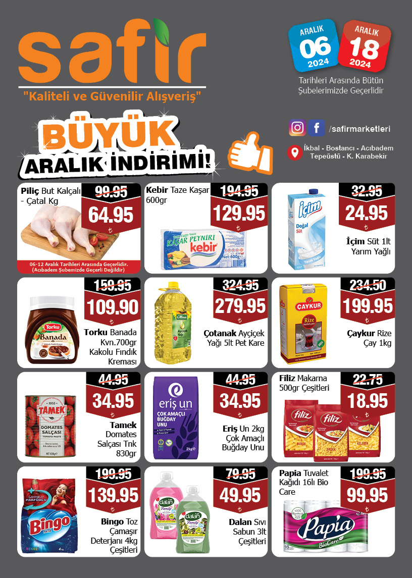 Aralık Fırsatları Broşürü